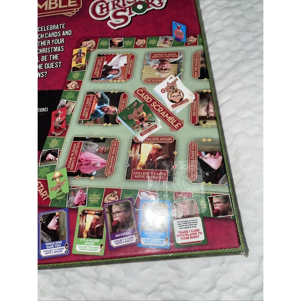 A Christmas Story Card Scramble Game Brand New Factory Sealed